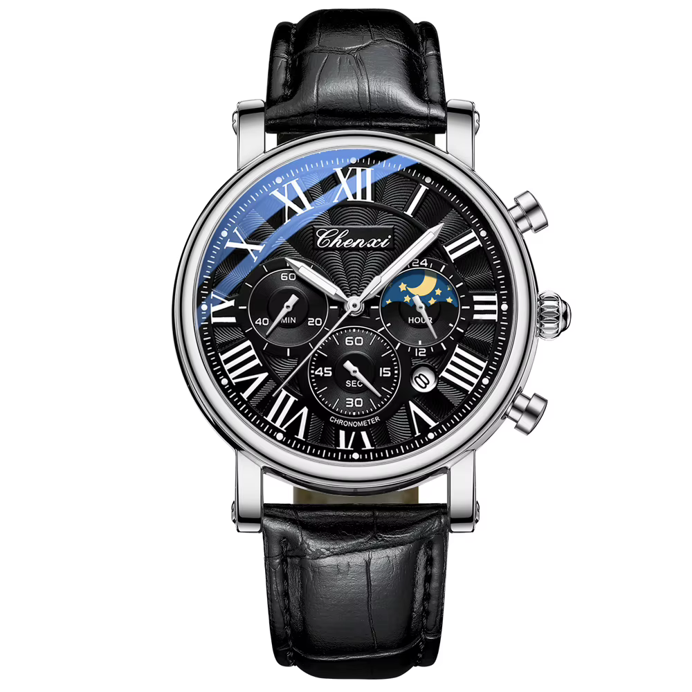 CHENXI mode affaires hommes montres haut de gamme montre à Quartz Date automatique chronographe homm