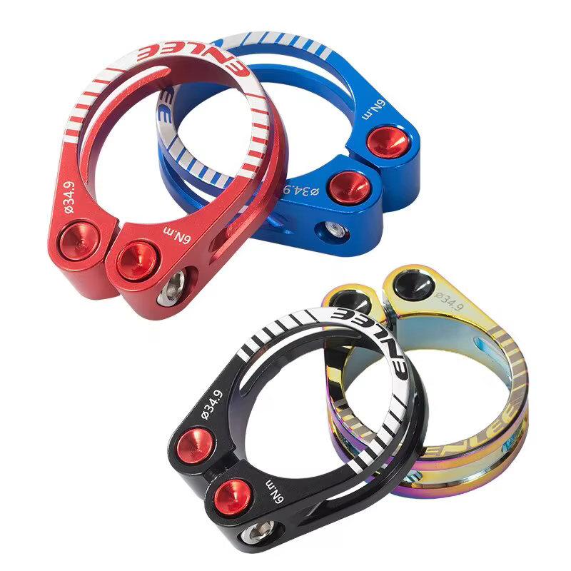 ENLEE pince de tige de selle de vélo CNC en alliage d'aluminium pince de tige de selle de vélo pour