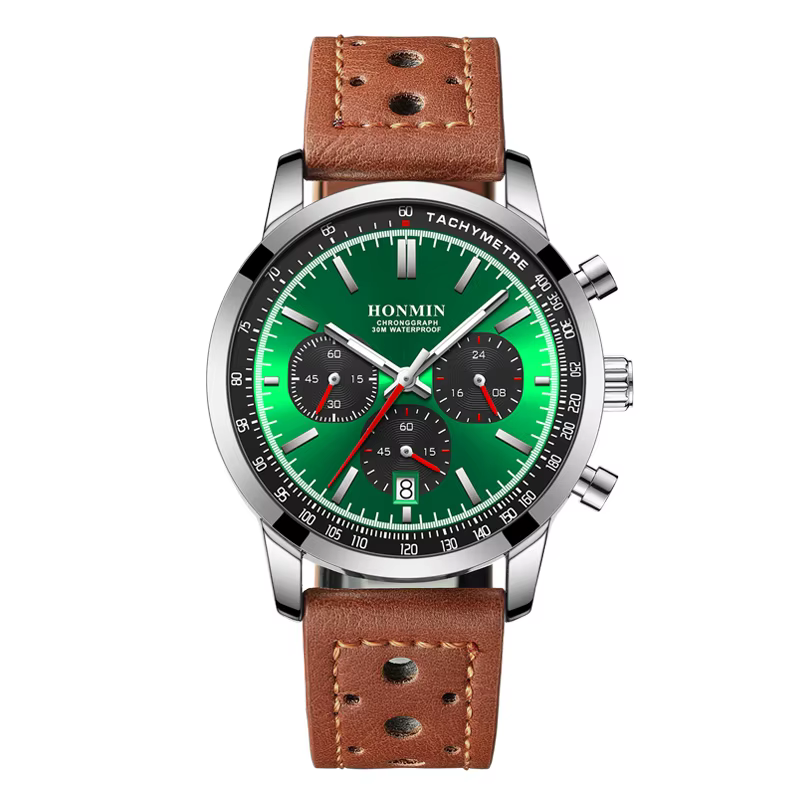 Montres de marque supérieure pour hommes, chronographe militaire, montre-bracelet à Quartz lumineuse