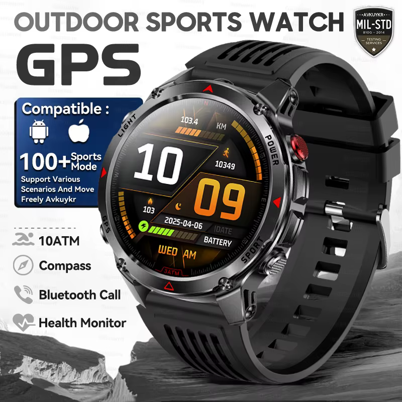 T-rex 3 Pro militaire Grade AGPS montre intelligente 10ATM étanche double bande GNSS boussole altimè