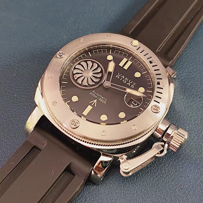 Vakuy montre mécanique automatique sous-marin militaire longue série de mars mouette commémorative S