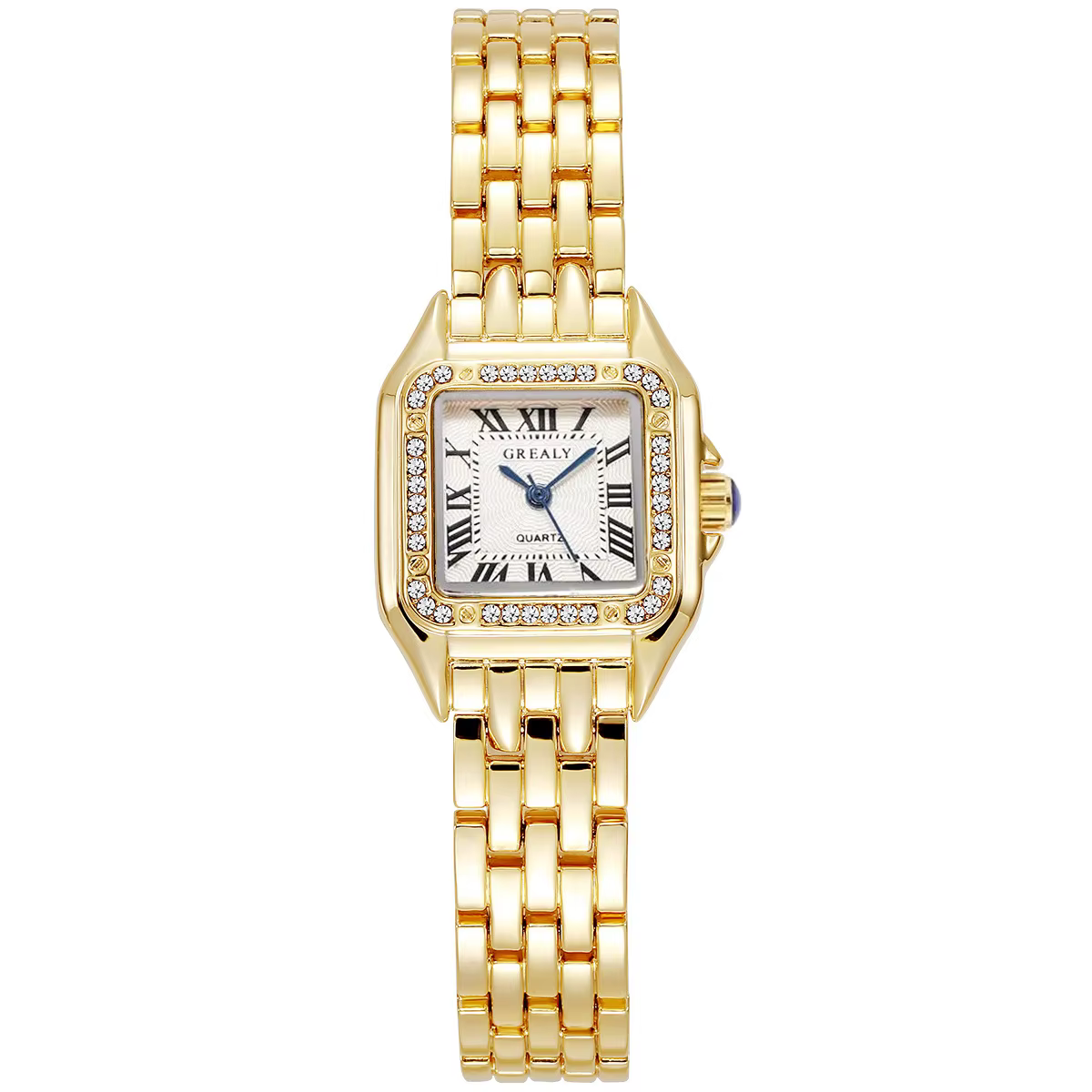 Femmes montre lumière marque de luxe affaires or acier inoxydable dames mode montres à Quartz femme
