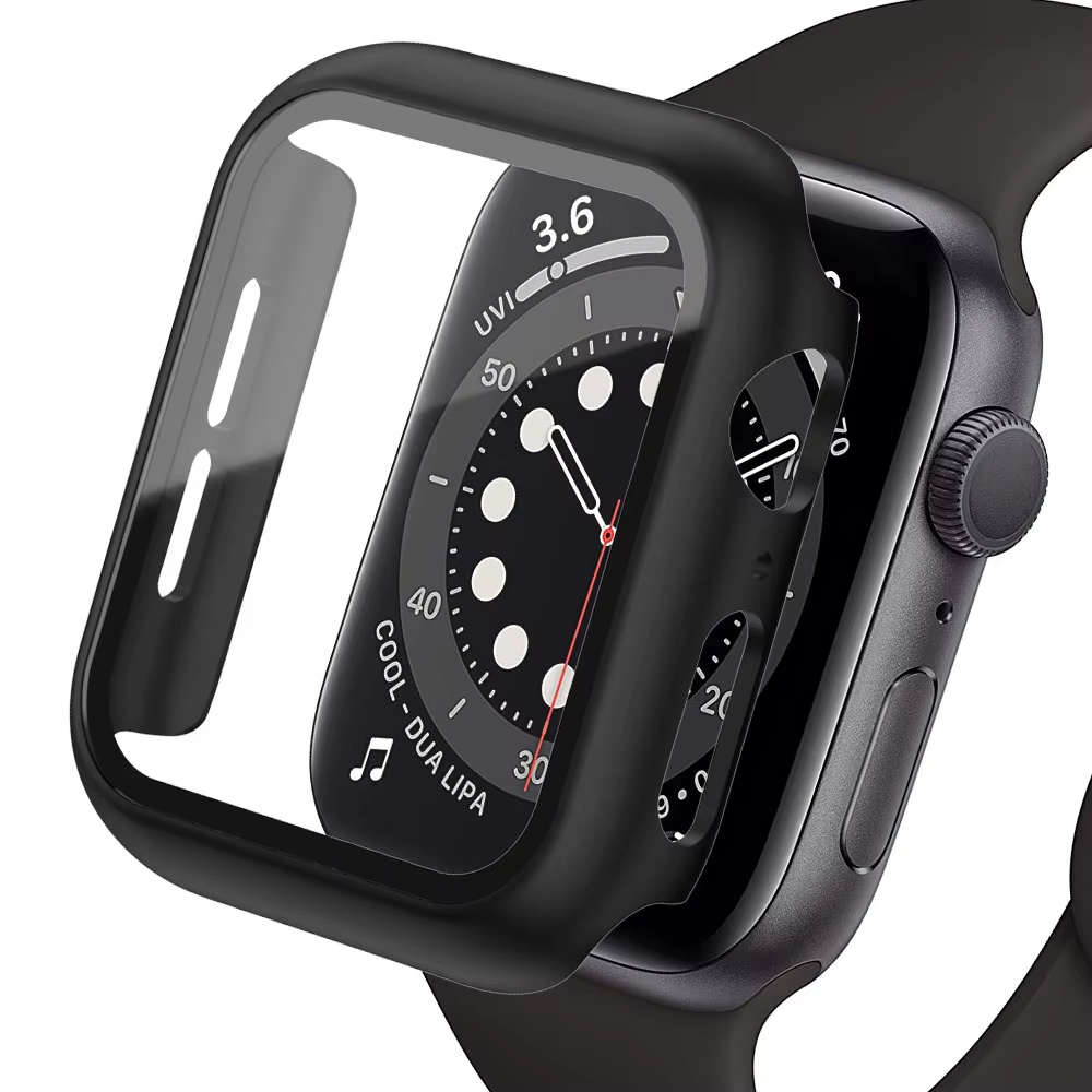 Coque de Protection d'Écran en Verre pour Apple Watch, Accessoire de 45mm, 41mm, 44mm, 40mm, 42mm, S