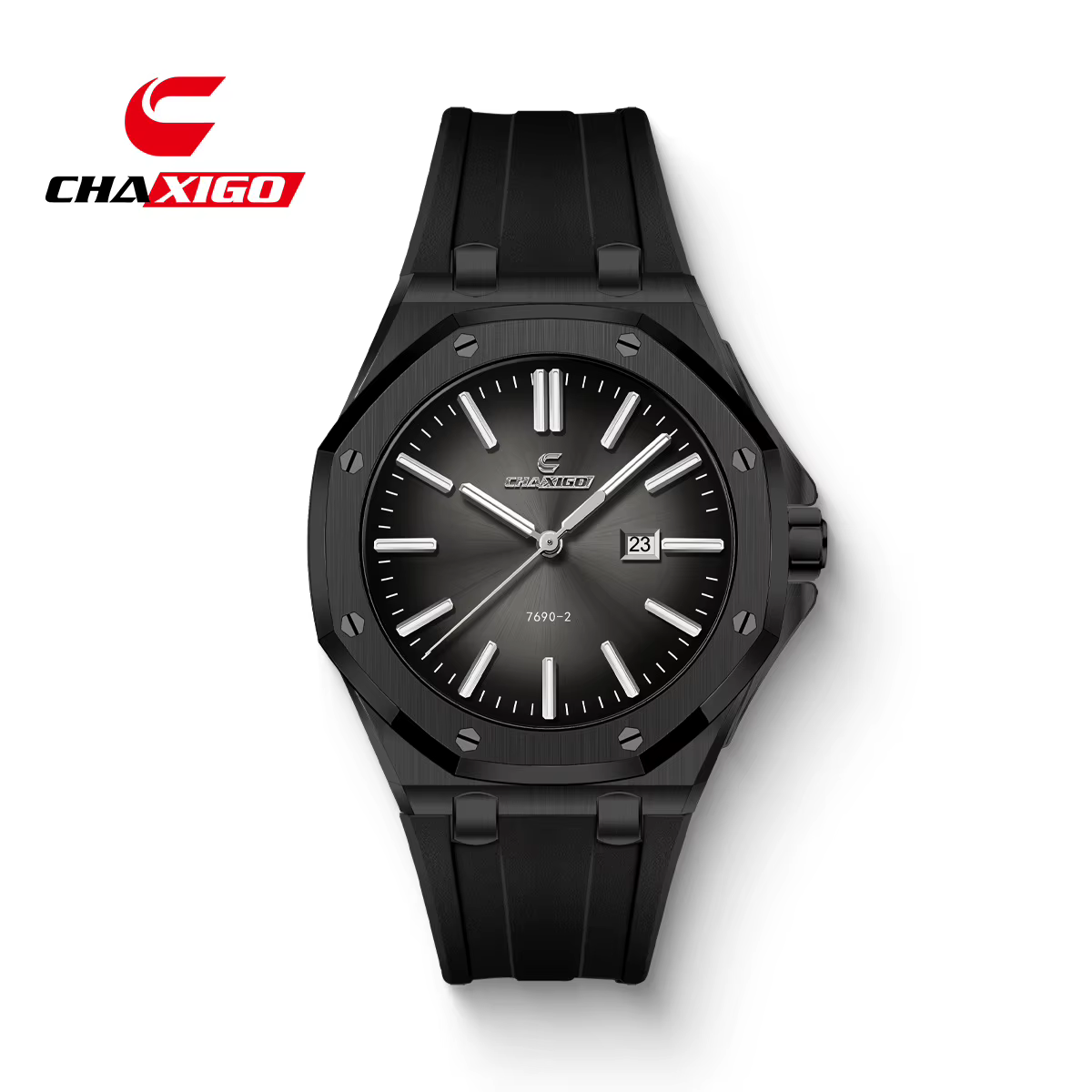 CHAXIGO montres d'affaires de luxe pour hommes 7690 mode étanche calendrier Quartz montre pour homme