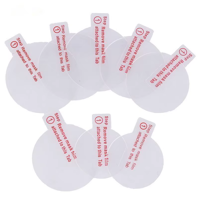 Film de protection d'écran pour montre, 2 pièces, en verre trempé, pour 27mm 28mm 29mm 30mm 32mm 34m