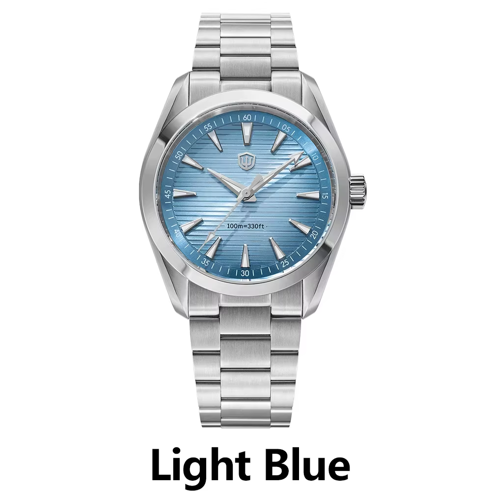 Watchdives WD0006 montre VH31 balayage deuxième mouvement dôme saphir cristal BGW9 lumineux 10Bar ét