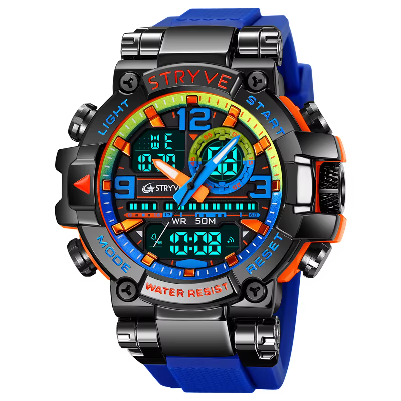 STRYVE montres pour hommes montres électroniques de mode pour homme Top marque STRYVE 8025 montre de