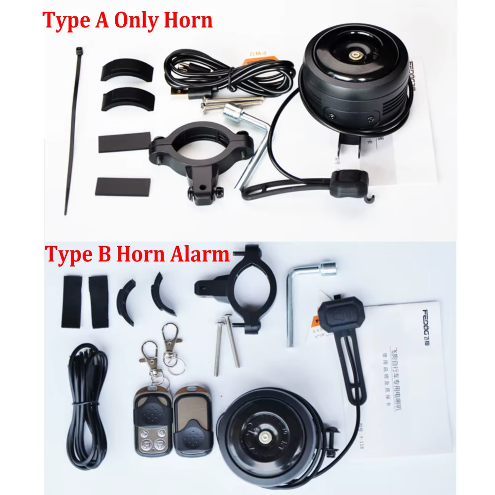 125db USB rechargé vélo cloche électrique moto Scooter vélo électrique klaxon sûr antivol alarme clo