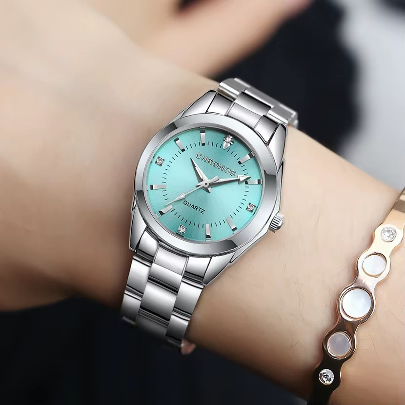 CHRONOS femmes élégantes montre de luxe dames marque de mode montre-bracelet mouvement à Quartz en a