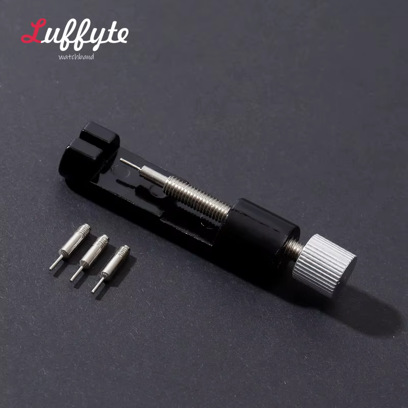 Outils de bracelet de montre avec kit de réparation, broche de bracelet, dissolvant de bracelet, fac
