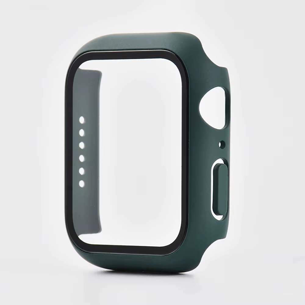 Verre trempé + couvercle pour Apple Watch série 10 9 8 7 6 5 4 SE, Film de protection d'écran pour I