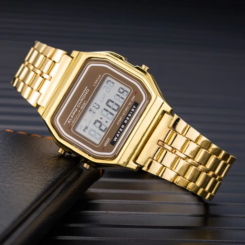 Nouvelle montre numérique LED pour hommes multifonction alarme horloge électronique étanche Simple h