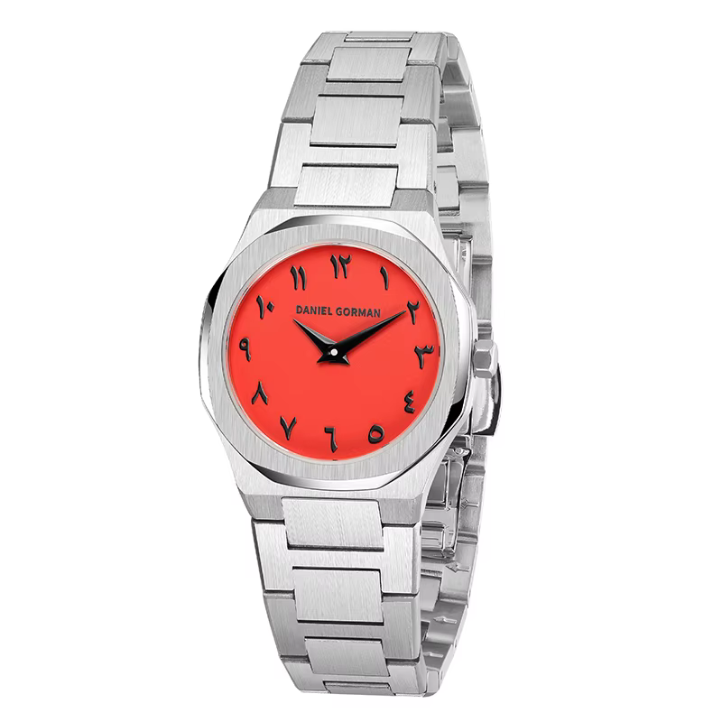 ORIENTAL – montre à Quartz pour femmes, en acier inoxydable, cadran arabe vert, Ultra-mince, étanche