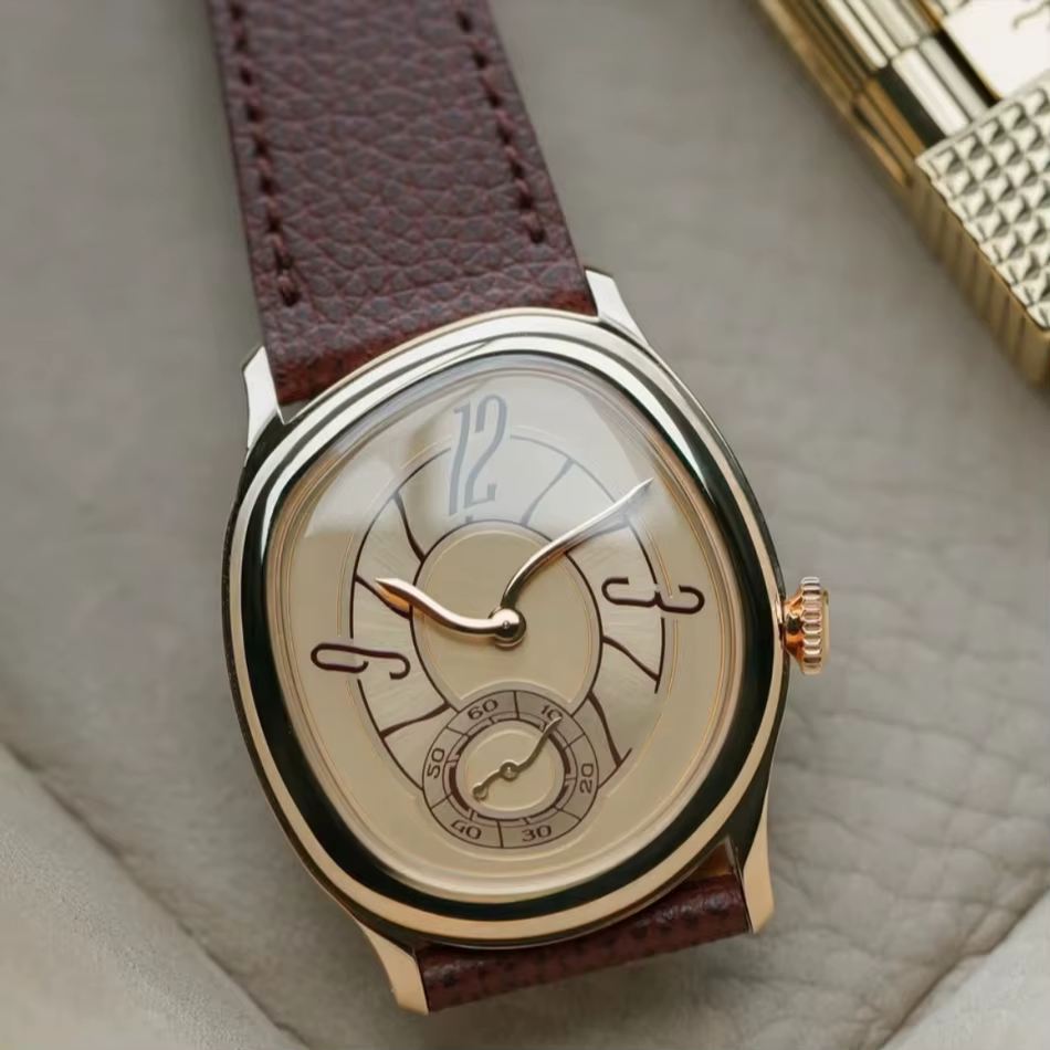 Série innovante de montres en quartz de forme spéciale avec mouvement importé, cadran de 32 mm, brac