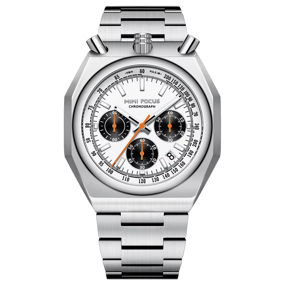 MINI FOCUS disponible en Stock MF0601G chronographe montre à Quartz pour les amoureux mode montre-br