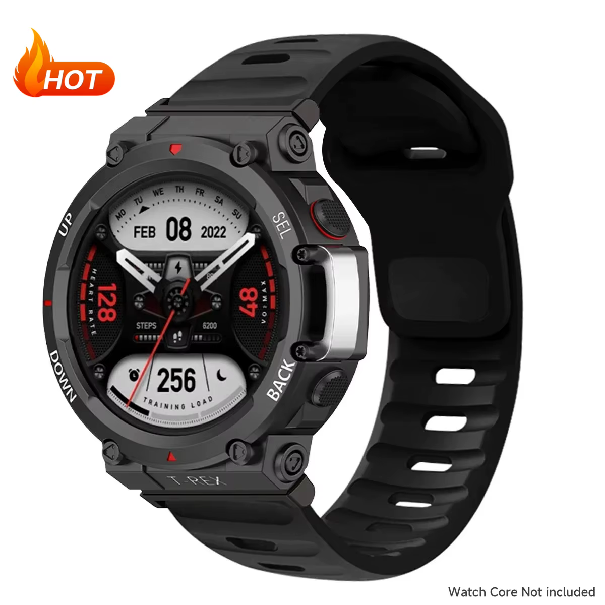 Bracelet en Silicone pour montre intelligente Huami Amazfit T-REX 3/2/1, Bracelet de sport pour Amaz