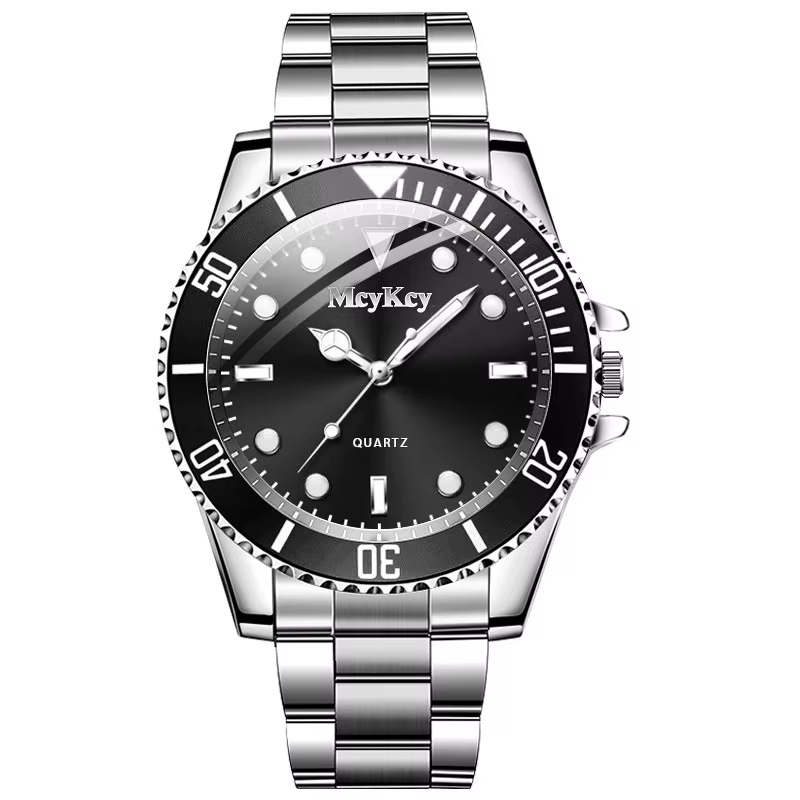 Mode grand cadran hommes montre à Quartz hommes montres d'affaires horloge décontractée sport montre