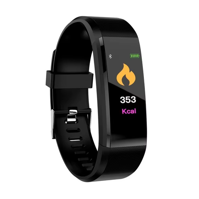 ID115 PLUS Bracelet de sport intelligent Bracelet Bluetooth moniteur de fréquence cardiaque Fitness 