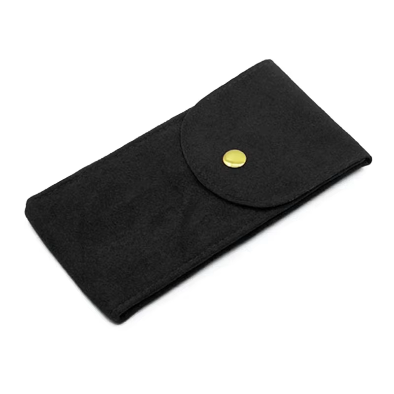 Pochette de rangement portable en tissu flanelle pour montre, sac de voyage individuel pour montre,