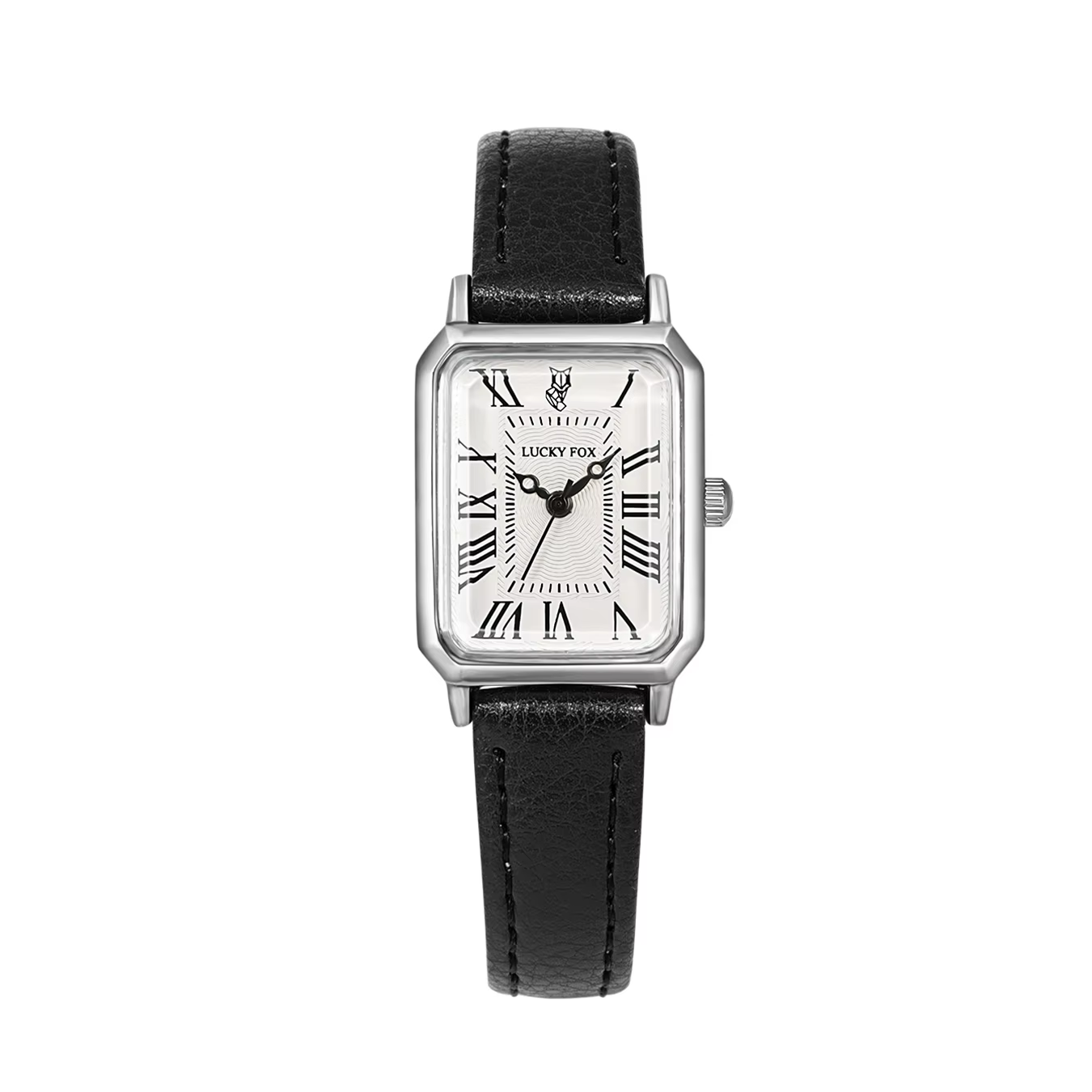 Montre-bracelet à Quartz rectangulaire pour femmes, marque de luxe, cadran romain, bracelet en cuir,