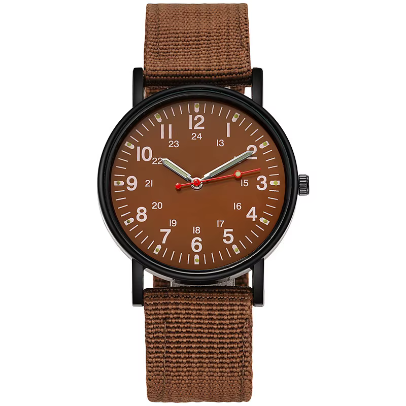 Hommes montres décontracté bracelet en Nylon montre de sport Anlog Quartz montres militaires Relogio