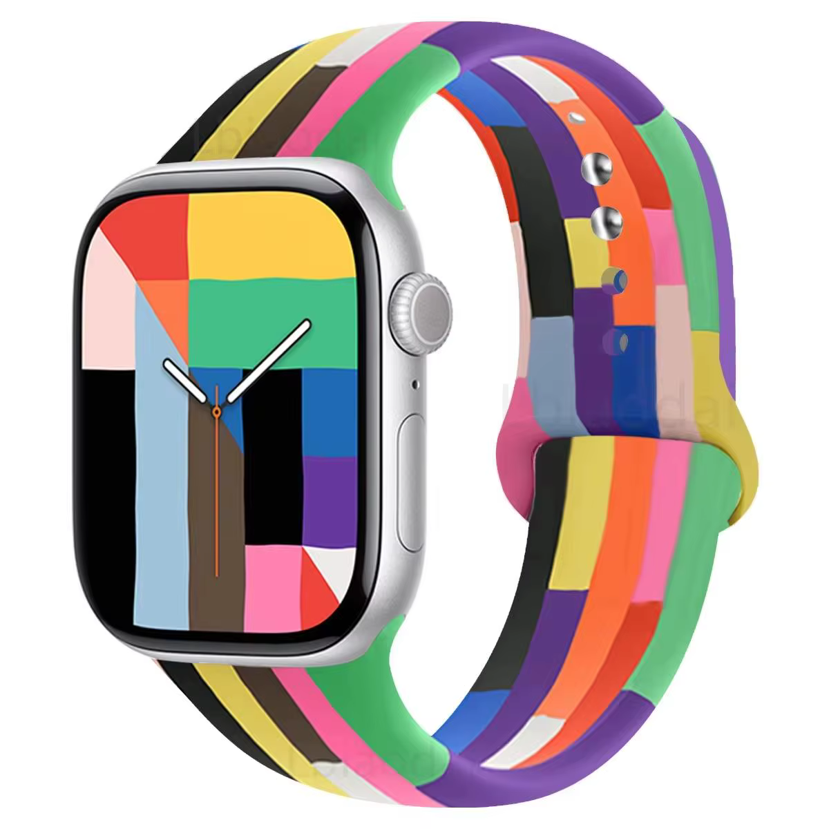 Bracelet édition fierté pour Bracelet de montre Apple 49mm 45mm 44mm 46mm 40mm Bracelet correa en Si