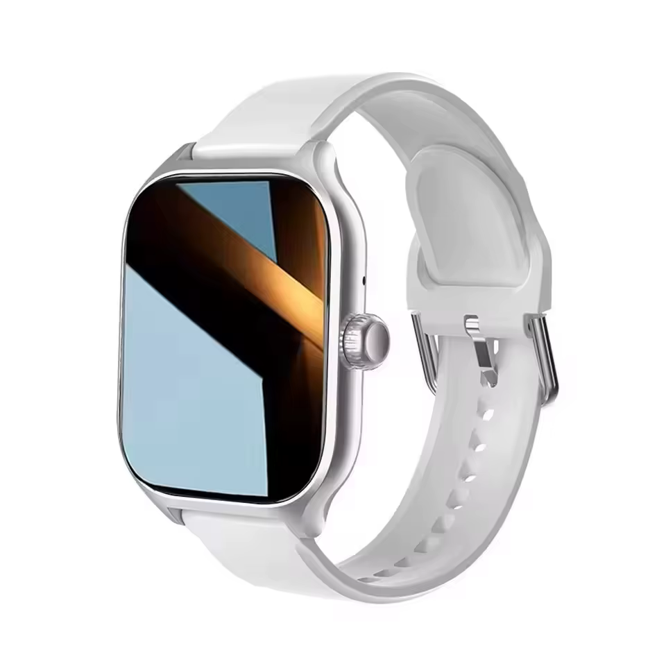2025 montre intelligente femmes 2.01 "écran tactile complet traqueur de fréquence cardiaque Bluetoot