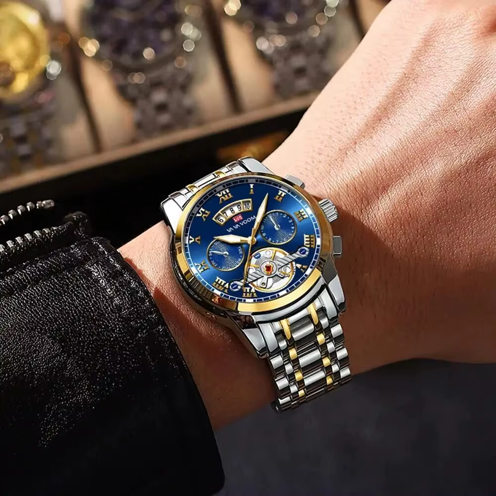Relogio Masculino Top marque hommes montre de luxe en acier inoxydable Luminescence horloge décontra