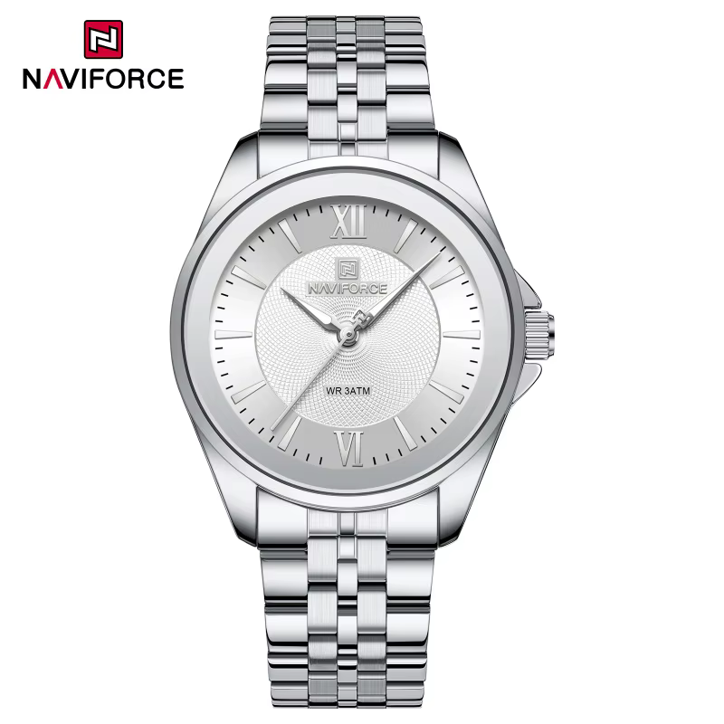 NAVIFORCE – montre à Quartz étanche 3ATM pour femmes, bracelet en acier inoxydable, simple et à la m