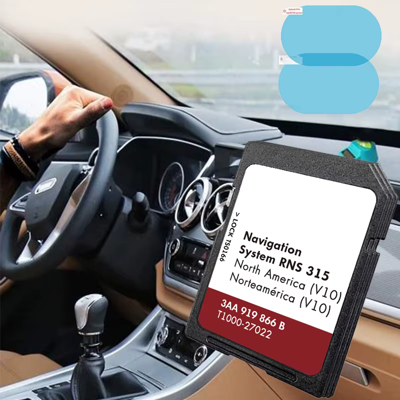 Carte SD GPS pour VW Tiguan/CC/EOS/Golf/Jetta/Passat, mise à jour des cartes du Canada, des États-Un