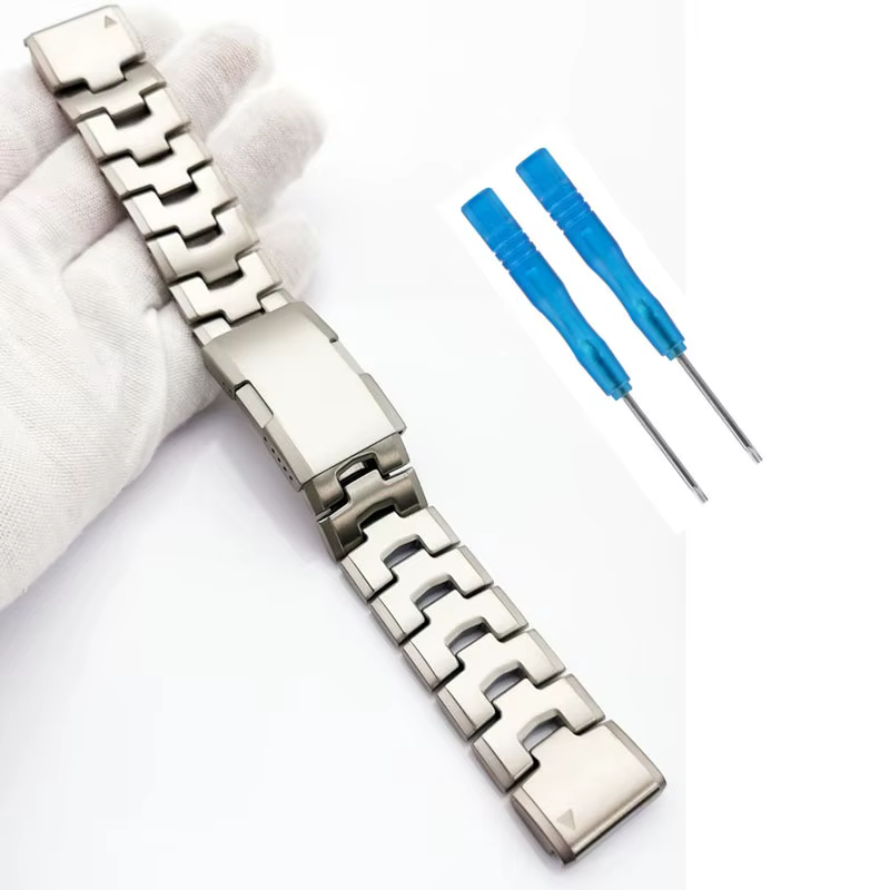 Bracelet de montre en acier de haute qualité pour Garmin Fenix 7Pro 7X Instinct Fenix8, chaîne de mo