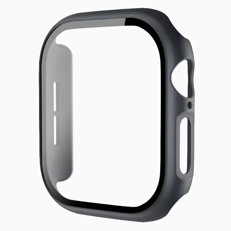 Verre + couvercle pour boîtier de montre Apple 46mm 42-44mm 40mm 45mm 41mm protecteur d'écran pare-c