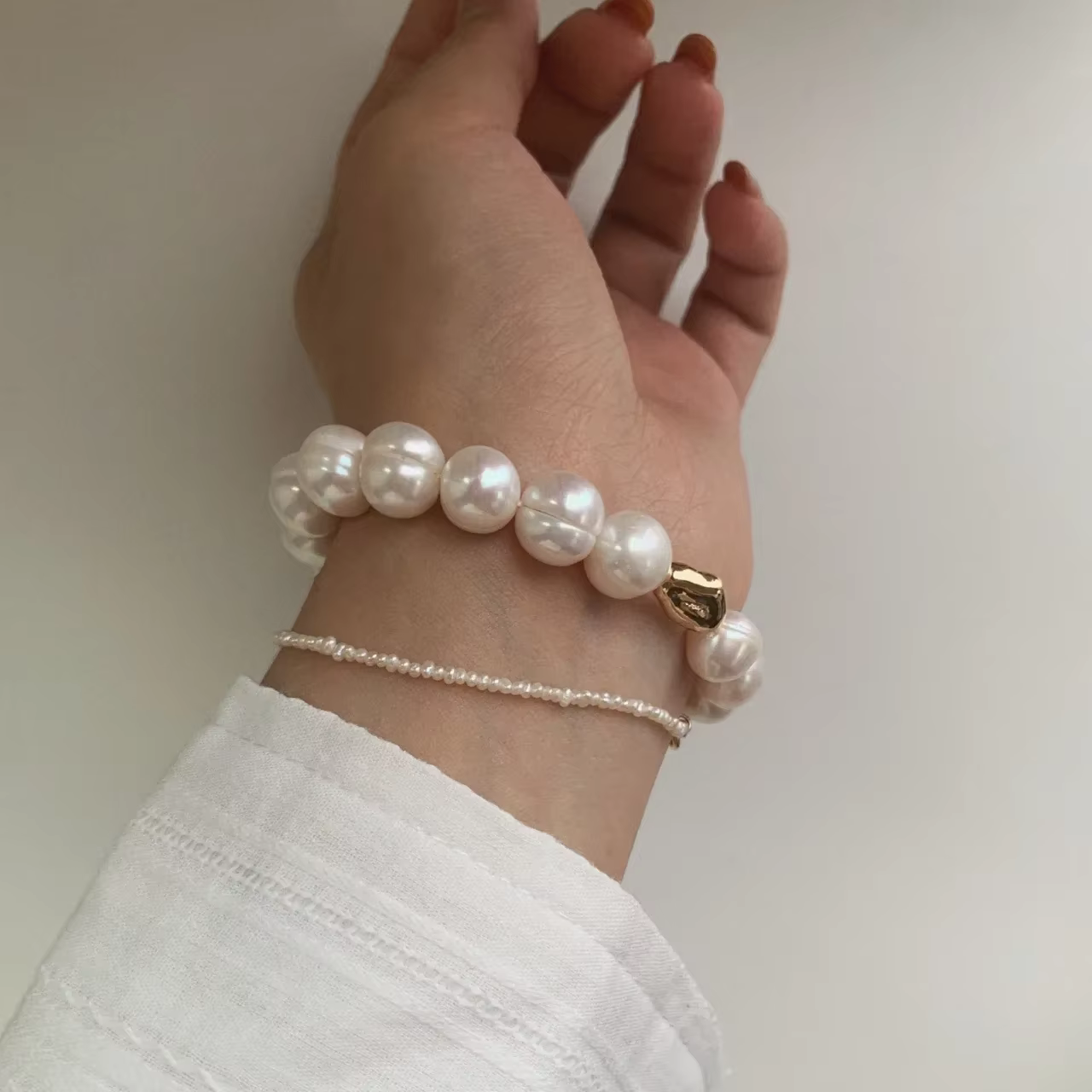 Bracelet de perles d'eau douce naturelles pour femme, cadeau de bijoux à la mode