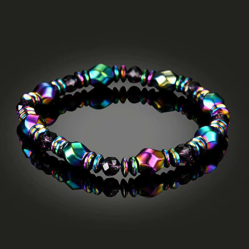 Bracelet d'énergie magnétique coloré pour homme, thérapie de soins de santé, mince le corps, Bracele