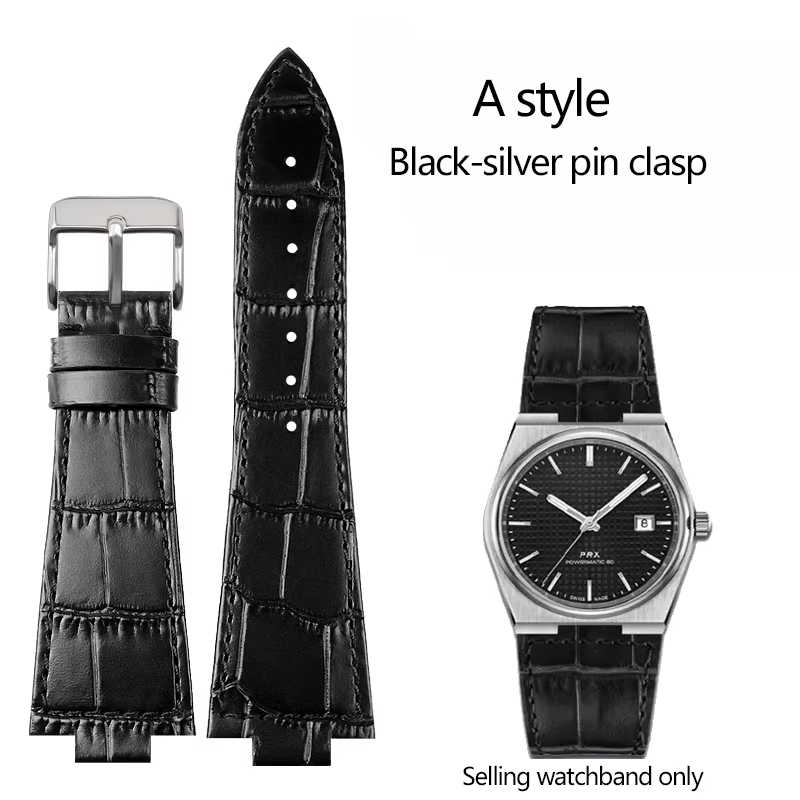 Bracelet de montre en cuir véritable pour Tissot Store X Series, bracelet de montre en acier avec li