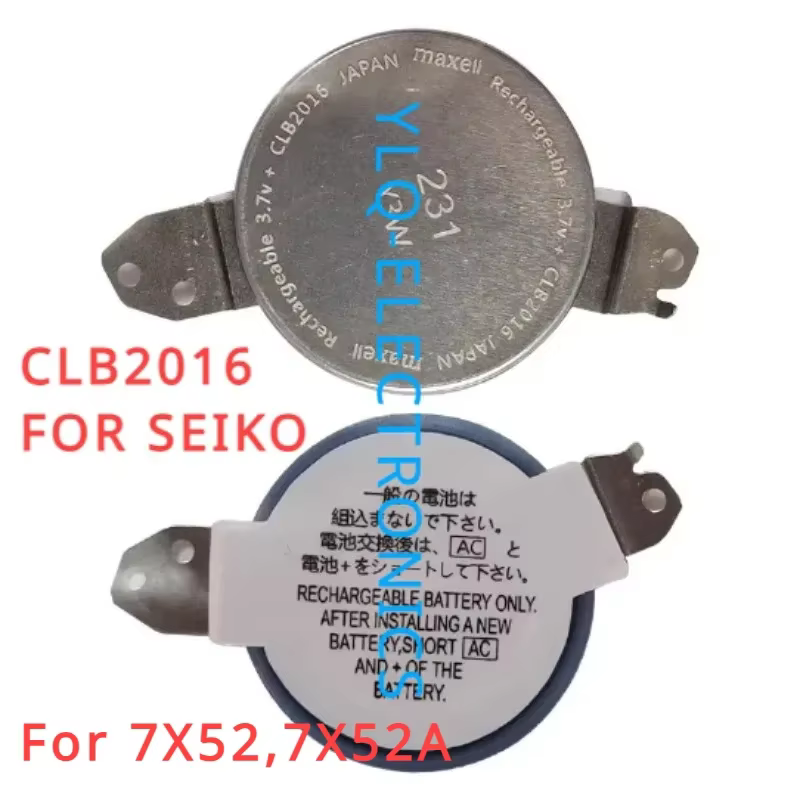 CLB2016 pour SEIKO Astron 7X52 CLB2016 condensateur 3.7V avec support d'origine batterie de charge s