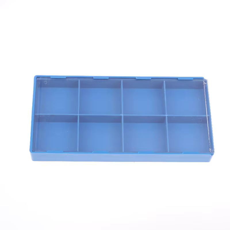 【SSummer10】 Boîte de rangement pour pièces de montre à 8/18/24 compartiments avec couvercle, outil d