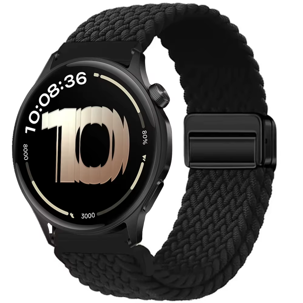 Bracelet tressé magnétique pour montre connectée Oneplus Watch 4 3 2r 2 46, accessoires, ceinture él