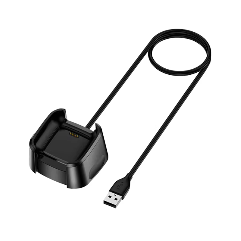 Chargeur USB pour montre connectée Fitbit Versa 2, câble de chargement pour Fitbit Versa 2, support 