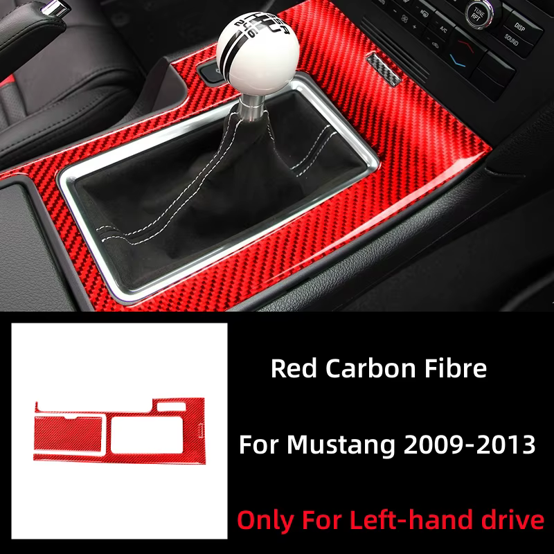 Accessoires pour Ford Mustang 2009-2014, panneau de console centrale de voiture, boîte de vitesses, 