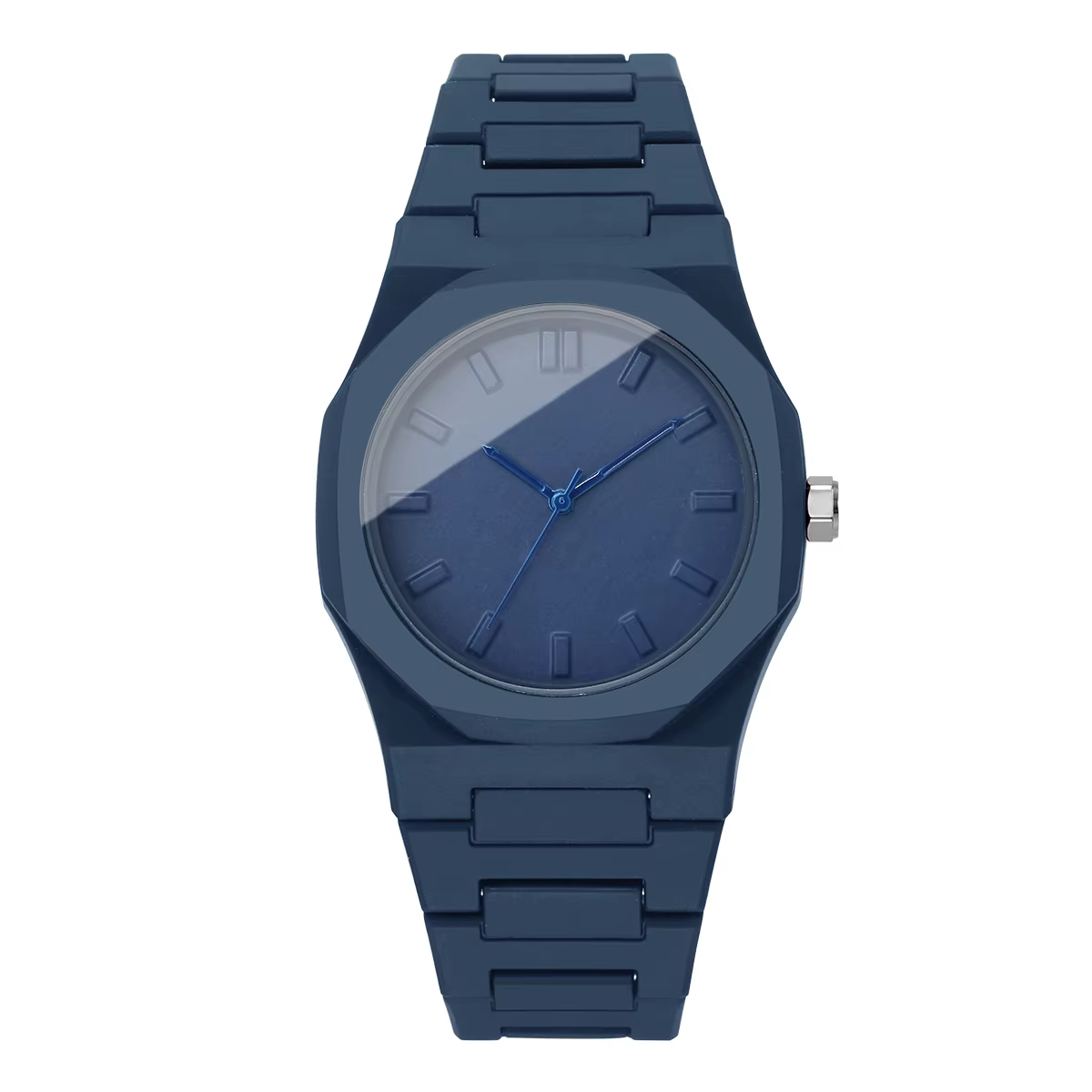 Bracelet en plastique décontracté femmes montre-bracelet à Quartz mode cadran Simple montres à Quart