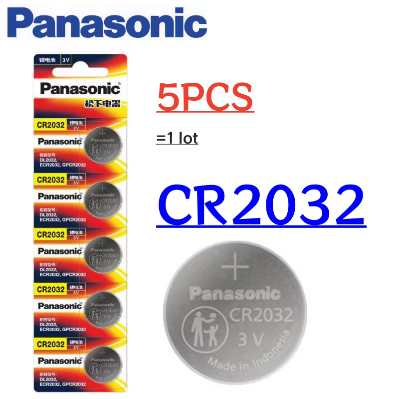 5-50 pièces d'origine PANASONIC CR2032 CR 2032 3V batterie au Lithium pour montre calculatrice horlo
