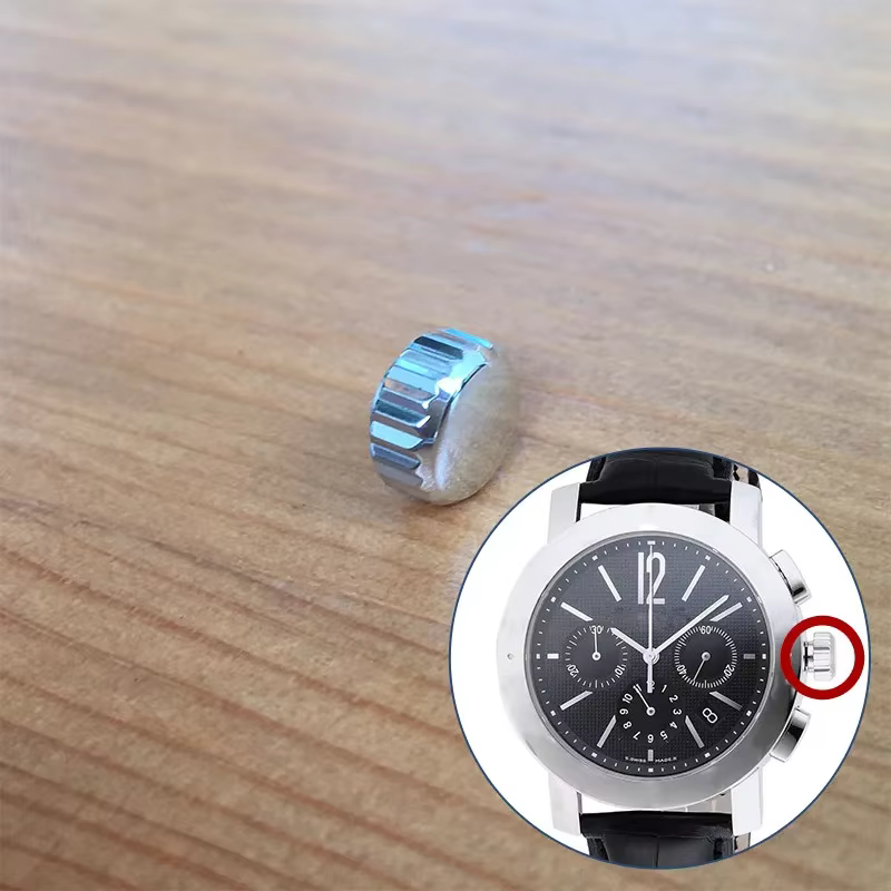 Couronne en Acier pour Montre existent Bvlgari 42mm, Pièces BB42