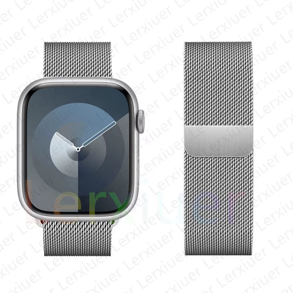 Boucle milanaise pour Bracelet de montre Apple 46mm 44mm 45mm 40mm 42mm 41mm 38mm 49mm Bracelet iWat