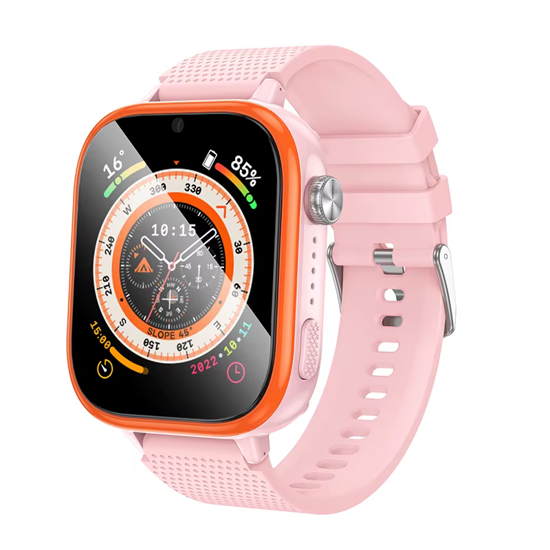 Montre Connectée CO Y101 4G pour Enfant, Garçon et Fille, Écran Tactile HD 2.5D de 1.83 Pouces, Supp