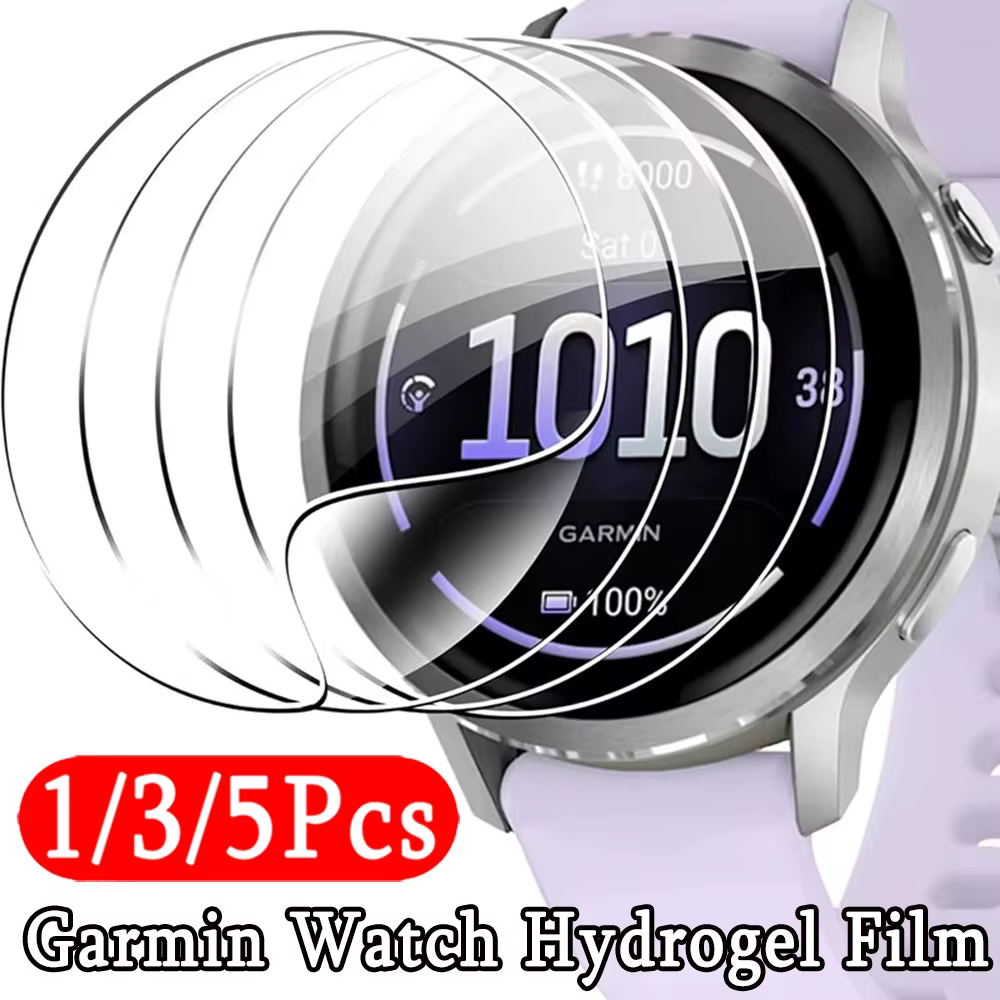 Film Hydrogel pour montre Garmin Venu 4, 41mm, 45mm, 2 Plus, 2s, 3, 3sVivoactive 4, 4s, 5, 1 à 5 piè