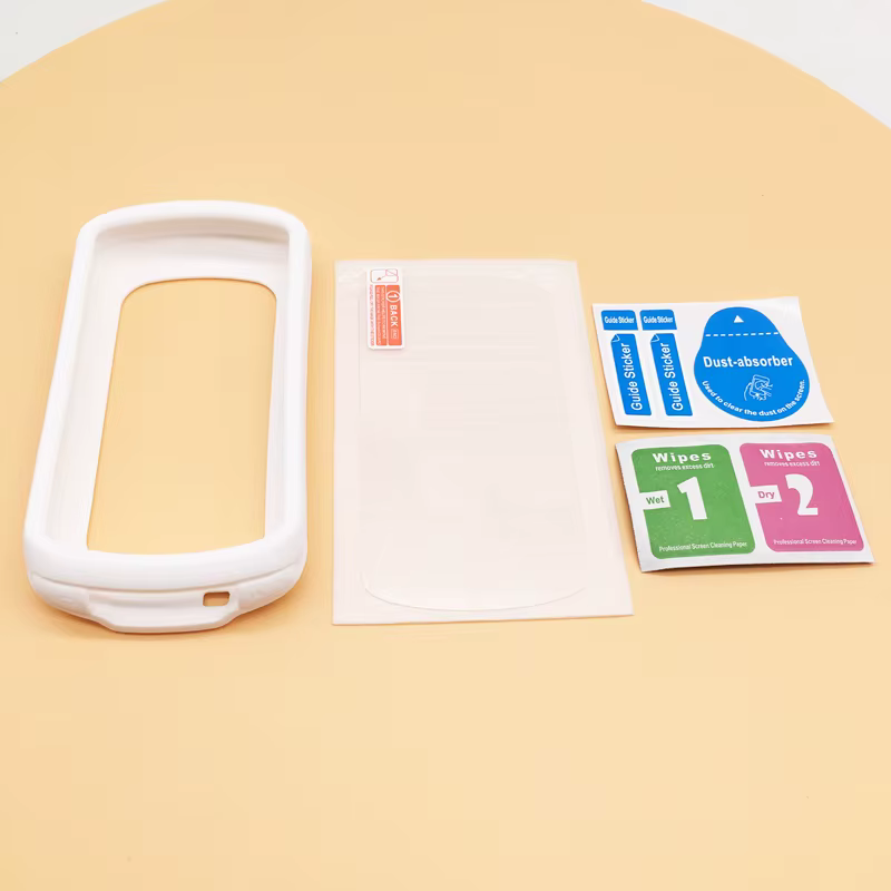 Coque Garmin Edge 1040 avec Film en verre trempé, nouvelle coque en silicone et protecteur d'écran p