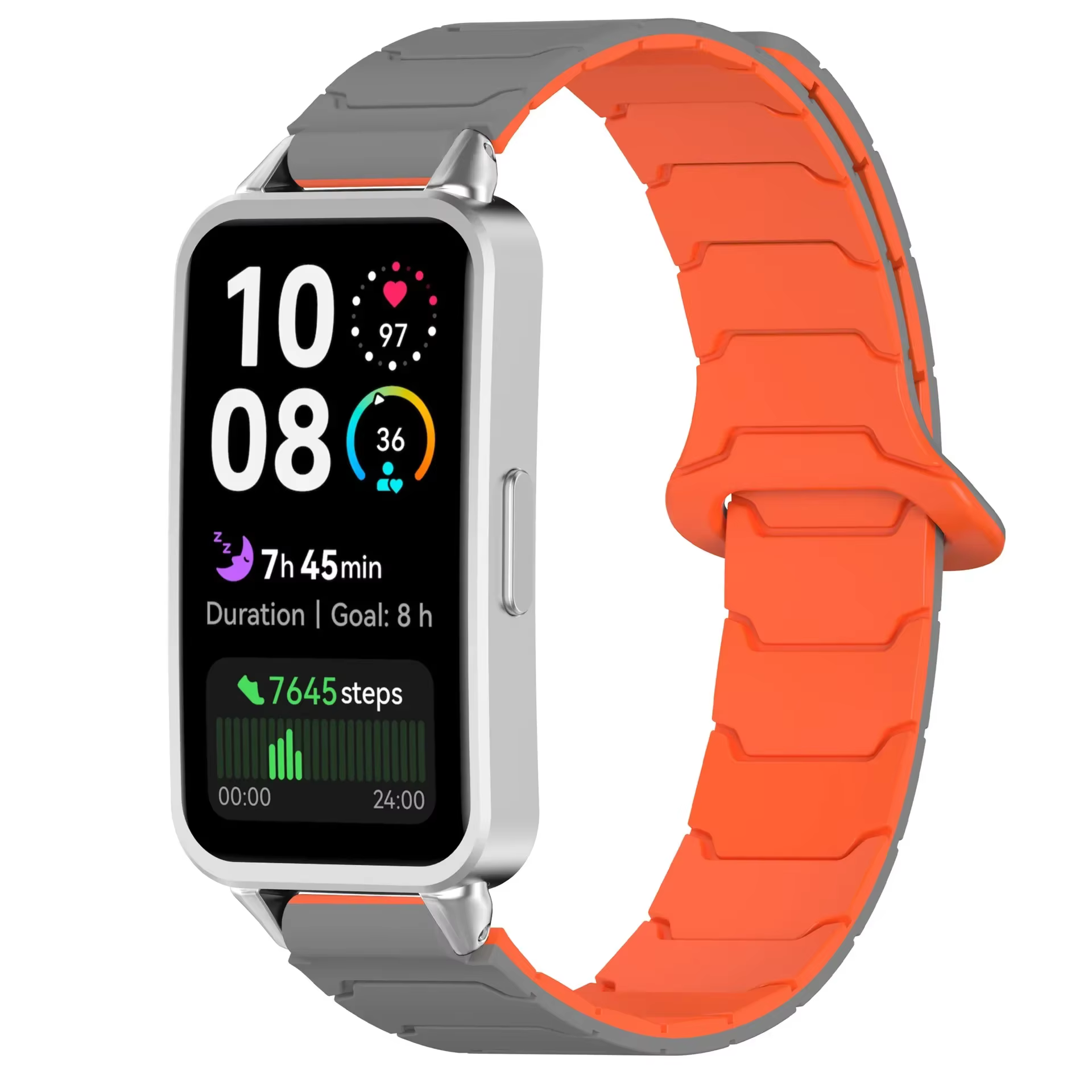 Bracelet magnétique pour Huawei Band 10/9/8, accessoires de Sport en Silicone respirant, pulseira co