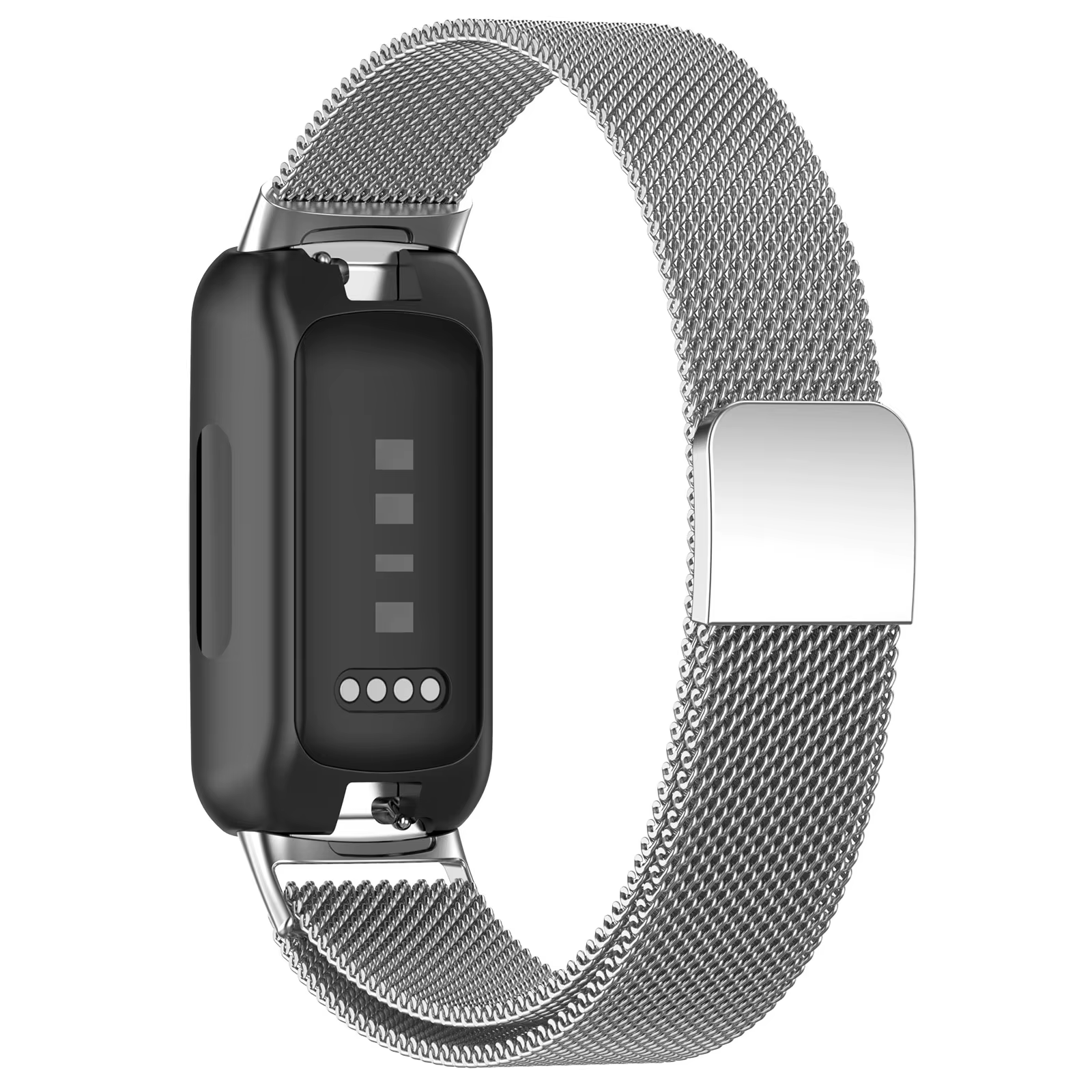 Bracelet magnétique en métal pour Fitbit inspire 3, bracelet de montre de remplacement, bracelet à b