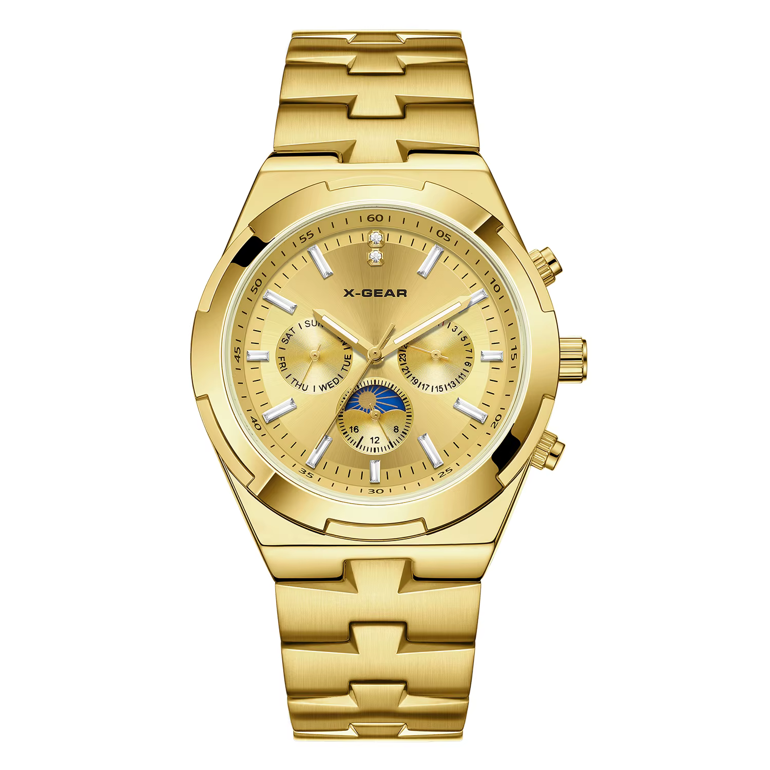 Montres pour homme X-GEAR, montre automatique de luxe de haute qualité, montre en acier inoxydable é